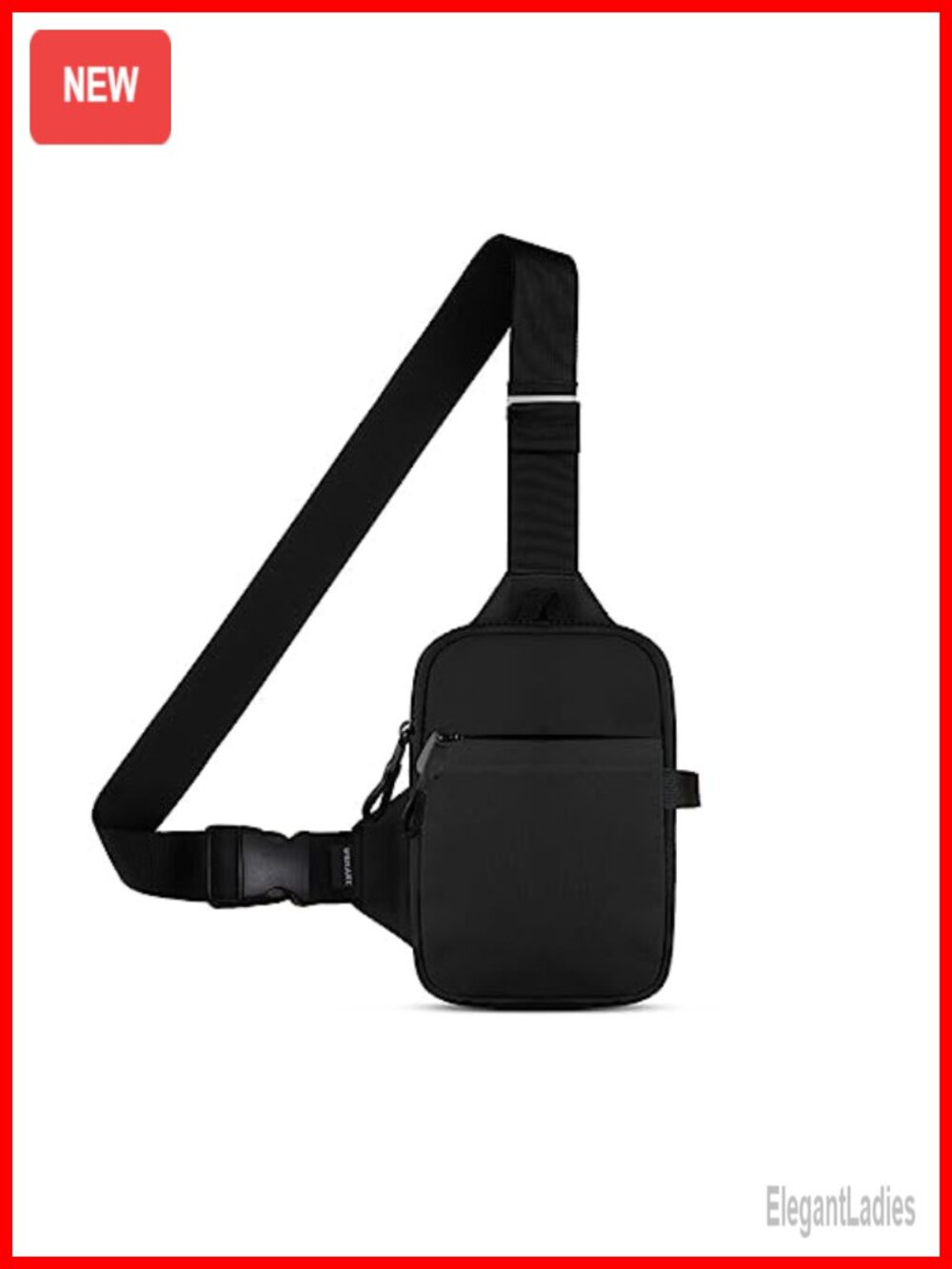 Mini Sling Bag Crossbody Adjustable Nylon Small Chest Shoulder Bag Unisex